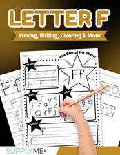 Letter F Worksheets Bundle - Fun Letter F Printables And Activities For Ages 2-5, 17 Pages