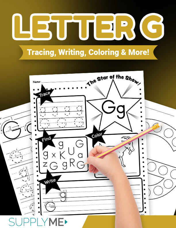 Letter G Worksheets Bundle - Fun Letter G Printables And Activities For Ages 2-5, 17 Pages