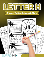 Letter H Worksheets Bundle - Fun Letter H Printables And Activities For Ages 2-5, 17 Pages