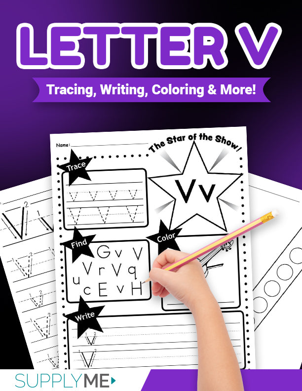 Grade V Lettering Letter V Activities