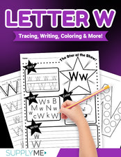 Letter W Worksheets Bundle - Fun Letter W Printables And Activities For Ages 2-5, 17 Pages