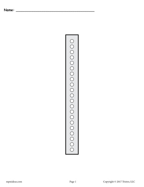 FREE Letter I Q-Tip Painting Printables - Includes Uppercase and Lowercase Letter I Worksheets
