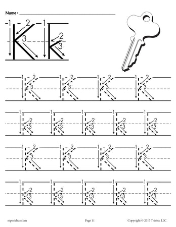 letter k worksheets free printables