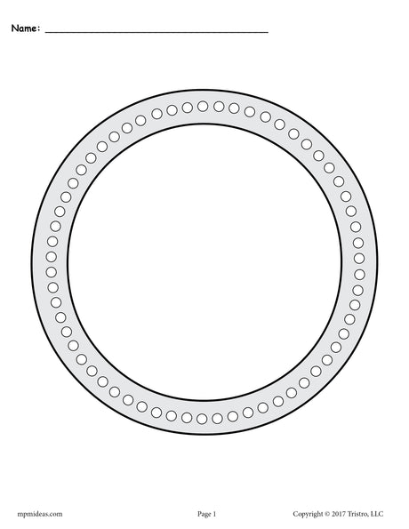 FREE Letter O Q-Tip Painting Printables - Includes Uppercase and Lowercase Letter O Worksheets