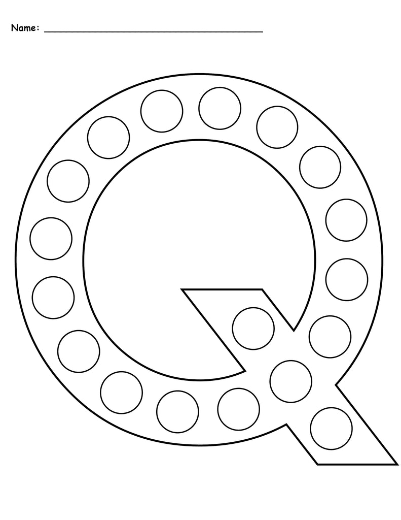 FREE Letter E Do-A-Dot Printables - Uppercase & Lowercase! – SupplyMe