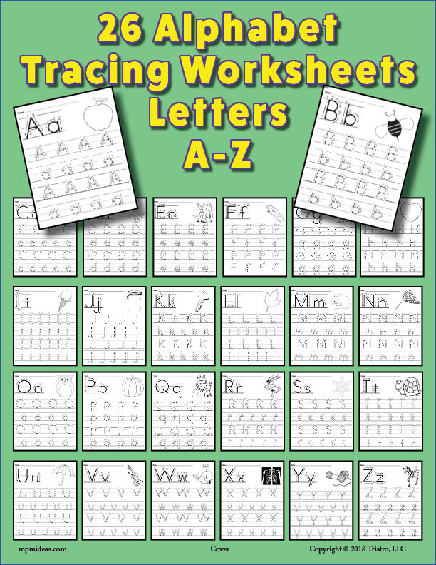 Crayola Alphabet & Number Pad, Tracing Worksheets, 30 Pages