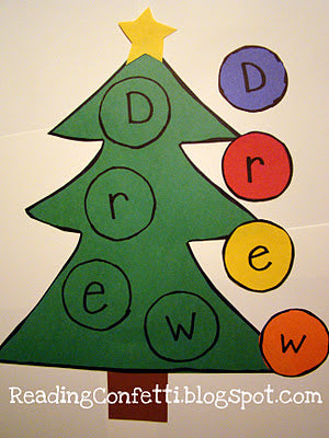 Christmas Literacy Center: Trimming the Word Tree