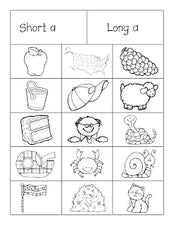 Short and Long Vowel Sorting Activity (with FREEbies!)
