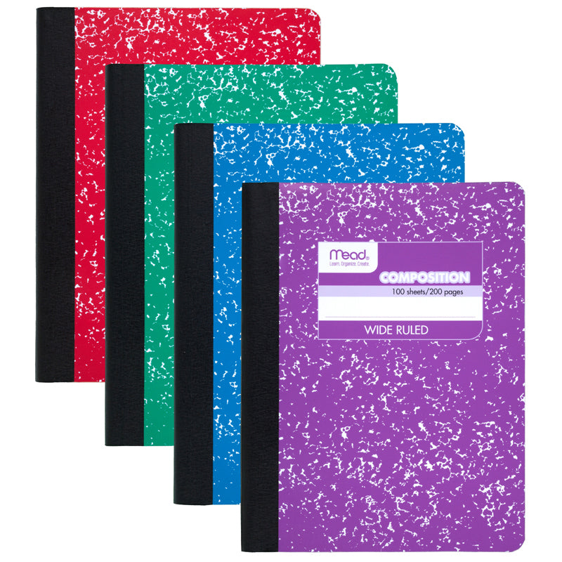Composition Book Fashion Colors Assorted