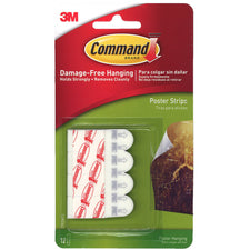 3M Command Poster Strips, 12 Pk