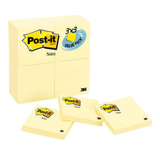 Post-It Notes Value Pk 24 Pads 3 x 3 Canary Yellow