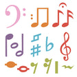 AccuCut Music Die Cut Set, Large