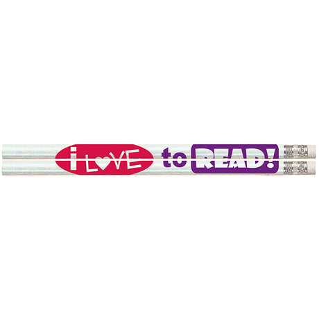 I Love to Read! Pencils, 12Pk 