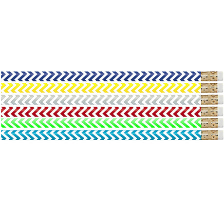 Chevron Chic Pencils, 1 Dozen