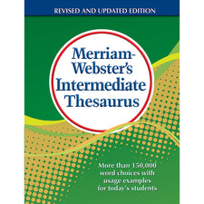 Merriam Webster's Intermediate Thesaurus, Hardcover