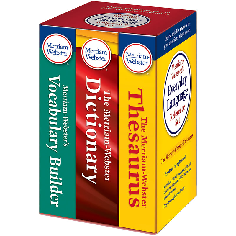 Merriam-Webster's Everyday Language Reference Set (Set of 3)