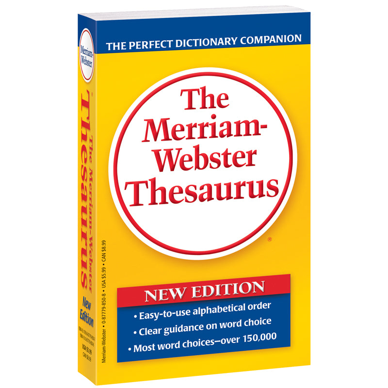 Merriam Websters Thesaurus Paperback