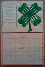Hand Print Calendar: March