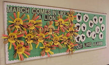 Legend of the Lion & Lamb - March Classroom Bulletin Board Idea