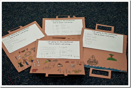 Thanksgiving Writing Center - What I Would Bring On The Mayflower!