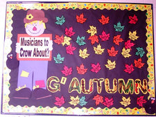 Students To Crow About - Autumn Themed Bulletin Board Idea