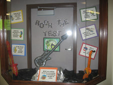 "Keys to Rockin' the Test" - Test Tips Bulletin Board Idea
