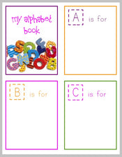 Free Printable Alphabet Book for Preschoolers!
