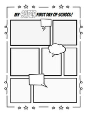 "My SUPER First Day of School!" Writing Activity & Printable
