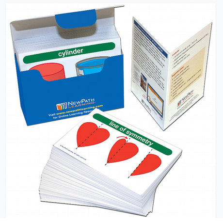 Math Vocabulary Builder Flash Card Set, Grades 1-2