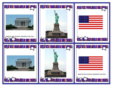President's Day - National Symbols Game