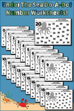 Numbers Zero Through Twenty Do-A-Dot Printables!