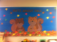 "Nuts About Fall!" Bulletin Board Idea