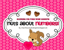 Nuts About Numbers! - Valentine's Day Math Centers with FREE Printables