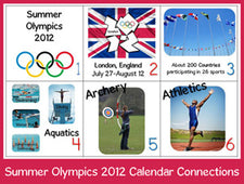 Summer Olympics - Calendar Fun!