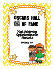 Oscar's Hall of Fame: Inspiring Higher Level Thinking Learning!