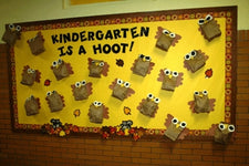 Owl Themed Fall Bulletin Board Idea