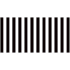 Fadeless® Classic Stripes Black & White Paper Roll, 48″ x 50′