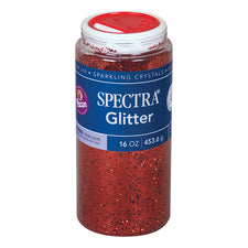 Pacon Spectra® Glitter, 1 Lb. Red
