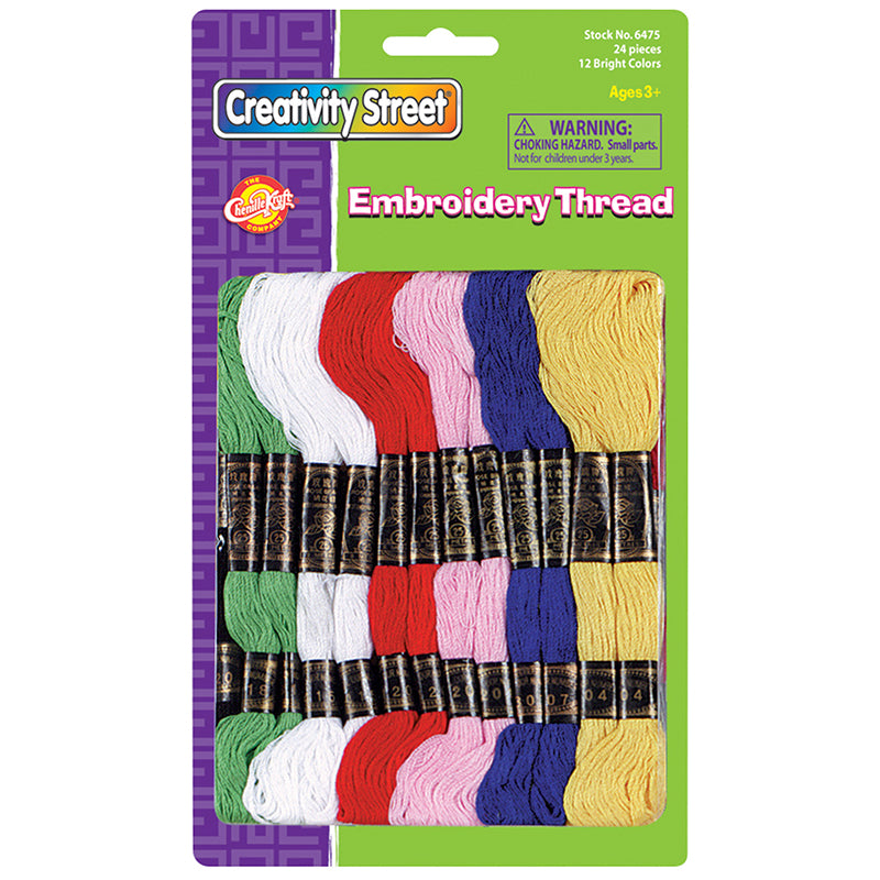 Creativity Street® Embroidery Thread, 24 Skeins
