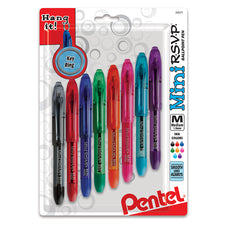Pentel Mini R.S.V.P.® Ballpoint Pens, 8 Pack Assorted 