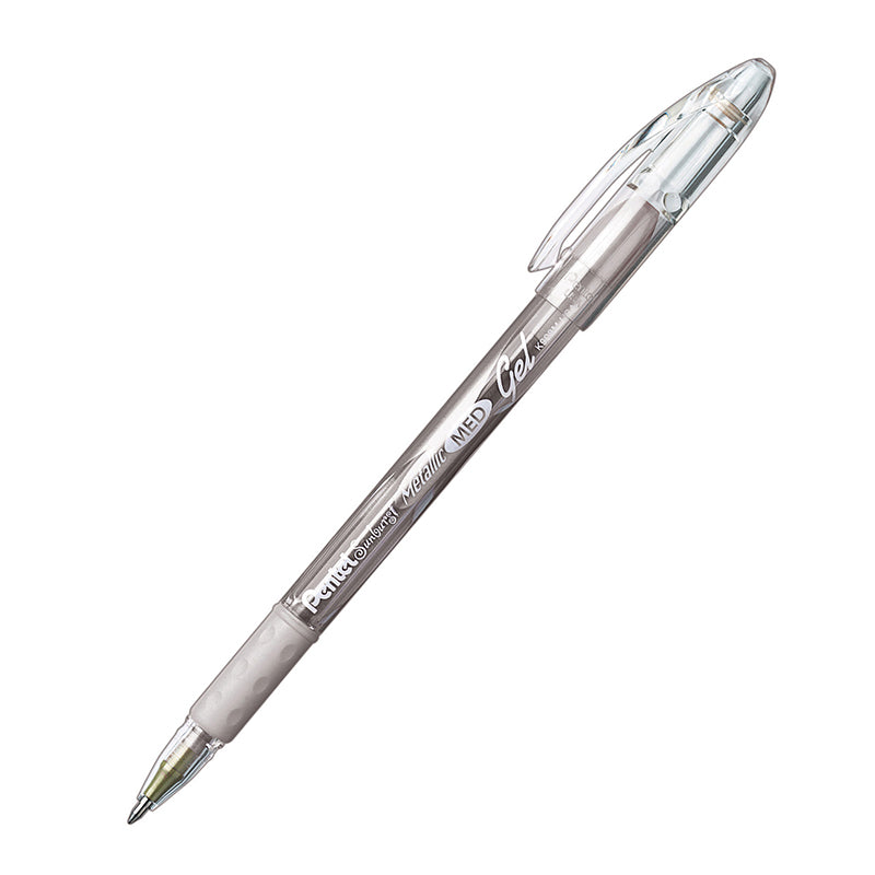 Pentel Sunburst Silver Metallic Pen