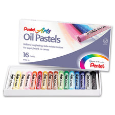 Pentel Oil Pastels 16 Count