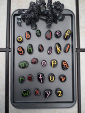 Spelling with Hand-Painted Alphabet Rocks!