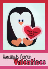 Adorable Handmade Penguin Valentines!
