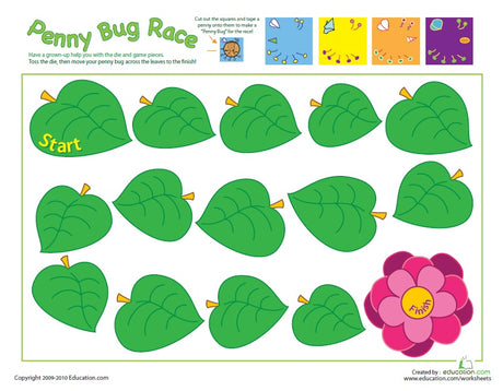 Penny Bug Race