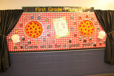 First Grade Pizzeria! - Back-To-School Bulletin Board