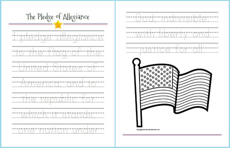 3 Simple Tracing Worksheets for Presidents' Day