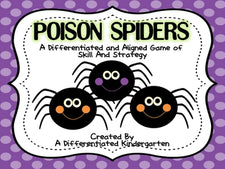 Poison Spiders - Halloween Literacy Game