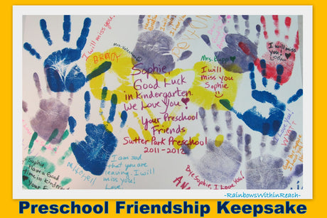 End of the Year Rhymes and Keepsakes for Preschool!