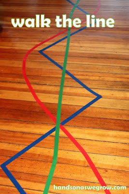 Classroom Games - Walking the Line & Pom Pom Races!